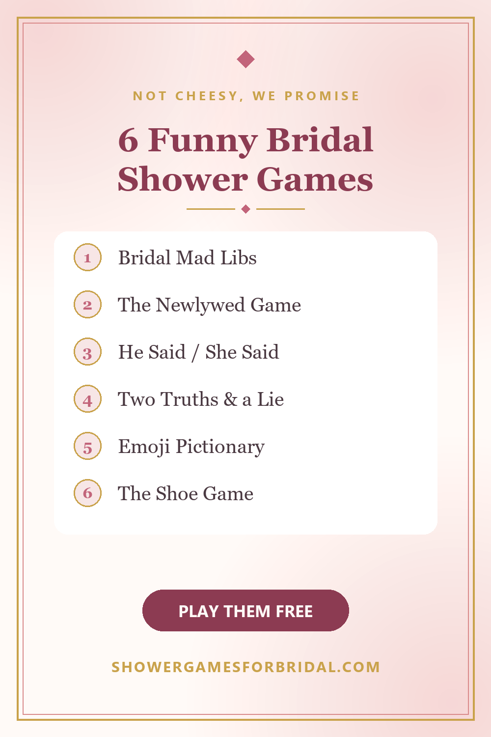 6 funny bridal shower games that aren't cheesy
